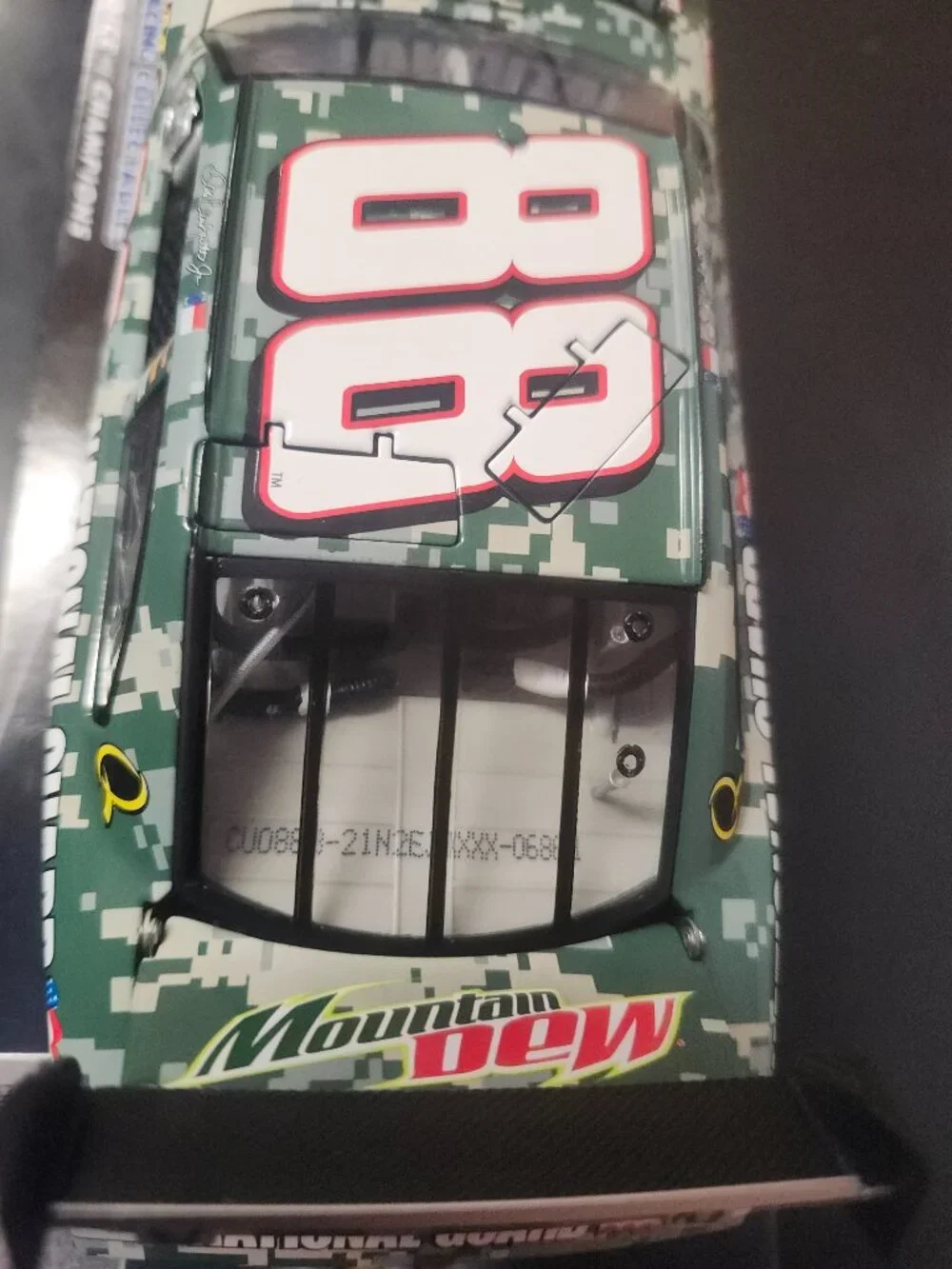 Dale Earnhardt Jr 2008 Mt Dew National Guard Gunmetal 1:24 Diecast 1 of 2,508
